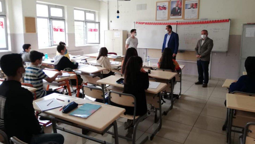 Nuriye Zekeriya Kına Ortaokulu-Destekleme ve Yetiştirme Kurslarını ziyaret
