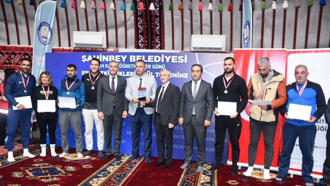 Şahinbey Belediyesi 24 Kasım Öğretmenler Günü Spor Etkinlikleri