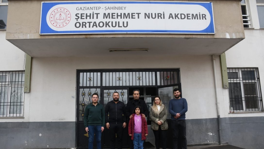 Şehit Mehmet Nuri Akdemir Ortaokulunu Ziyaret 