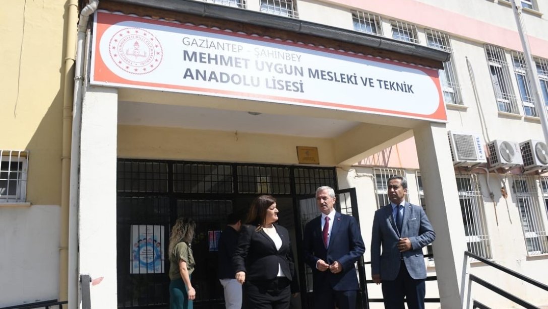 Şahinbey Belediye Başkanı Sn.Mehmet Tahmazoğlu Mehmet Uygun MTAL'yi Ziyaret Etti.
