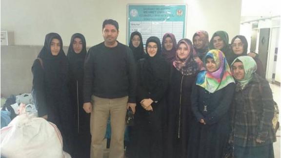 Şahinbey Belediyesi Mehmet Emin Er Kız Anadolu İmam Hatip Lisesi Bayır-Bucak Türkmenlerine Yardım Kampanyası