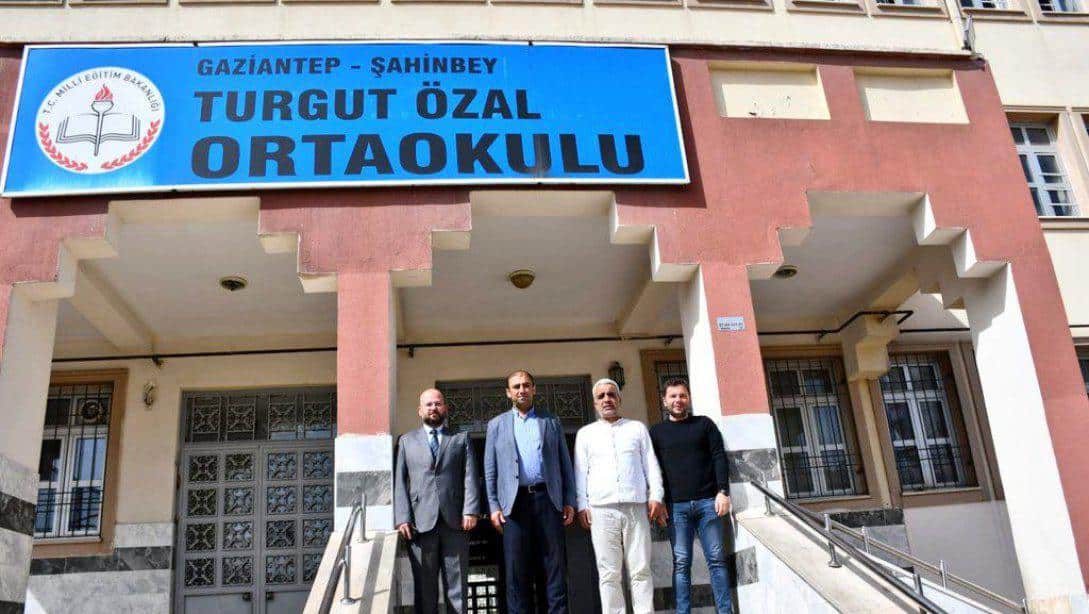 6. Kazanım Değerlendirme Sınavını Turgut Özal Ortaokulu'nda Ziyaret