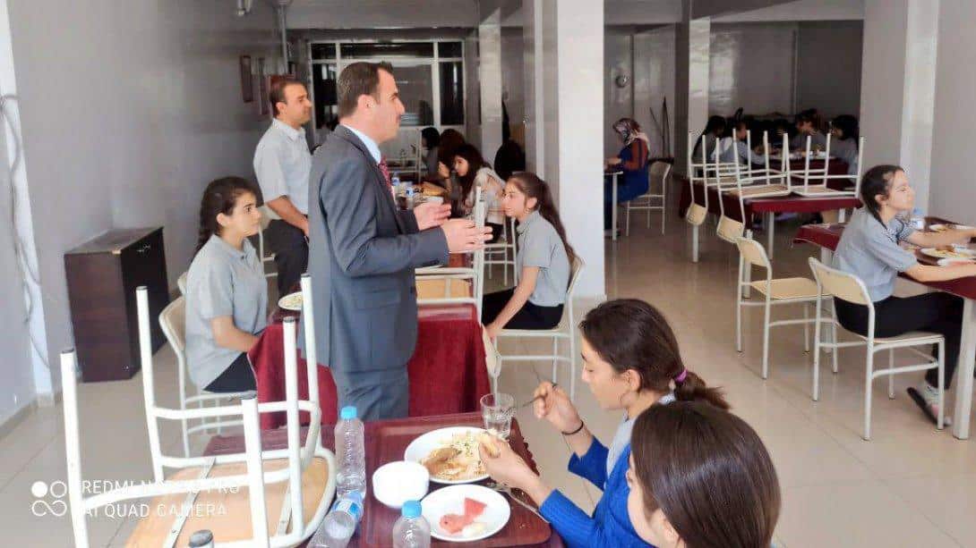 Şahinbey Anadolu Lisesi pansiyonunu ziyaret