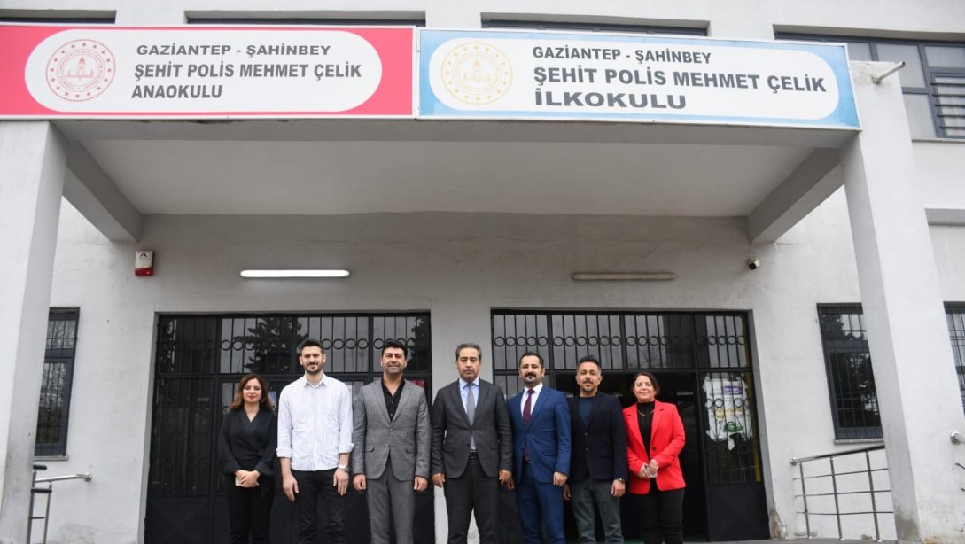 Şehit Polis Mehmet Çelik İlkokulu'nu Ziyaret