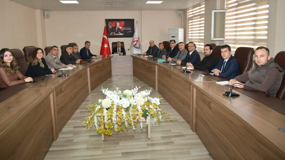 Müdürlüğümüz Haftalık Değerlendirme Toplantısı